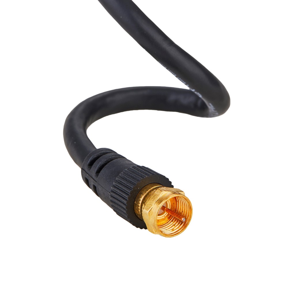 RG6 DUAL QUAD Shield Coaxial Cable for TV Antenna Satellite Coax 3ft – 100ft Lot