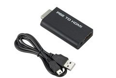PS2 to HDMI 480P Converter Audio Video Adapter 3.5mm Output for Console, 1pc