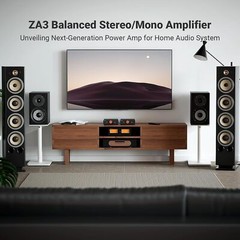 Fosi Audio ZA3 Balanced Stereo Amplifier Home Audio Component Mono Amp with 48V