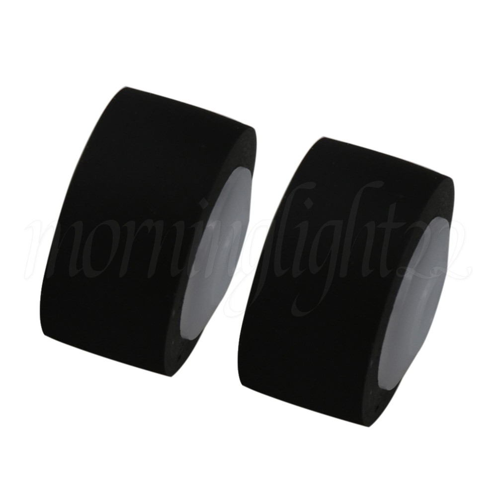5pcs Black Rubber 13 x 6 x 2 mm Pinch Roller with Axis for Cassette Decks
