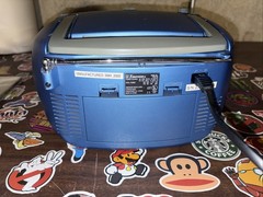 Y2K 2000s Emerson Sky Blue Radio CD Cassette Tested And Working See Links