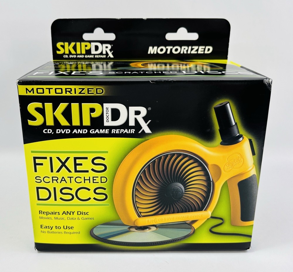 Digital Innovations SkipDr Motorized Disc Repair System New Box Model 10130