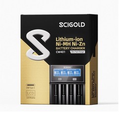 Smart Battery Charger 4A Fast Charging for Rechargeable Li-ion Ni-MH Ni-Zn