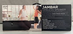 Jambar Wireless Speaker Bluetooth, Black 30ft Wireless Area 2 Hours Small Black