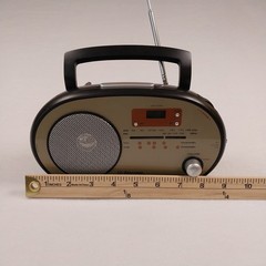 Emerson AM FM Weather Band Radio RP1103 tested and works AC or battery power