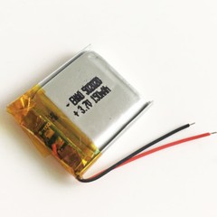 3.7V 502020 150mAh Lipo Polymer Rechargeable Battery For Camera Smart Watch GPS