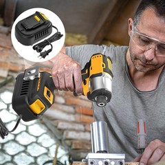 500W AC 110V to DC 20V Converter Wired Plug for Dewalt 20V 18V Cordless Tools