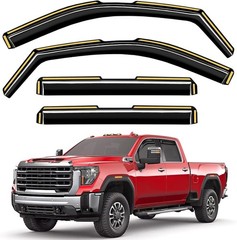in-Channel Incredibly Durable Rain Guards for GMC Sierra 2500HD/3500HD 2020-2026