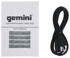 Gemini XGA-2000 2000 Watt Professional DJ/PA Live Sound Power Amplifier XGA2000