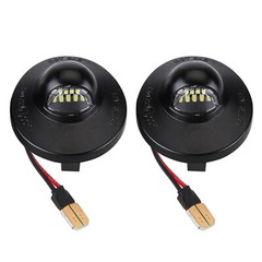 2PCS LED License Plate Light Car Modification Parts Tag Light for F150 F250 F350