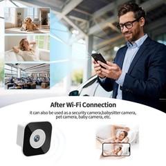 1080P HD Indoor Window Camera Night Vision Motion Alert App Audio No Monthly Fee