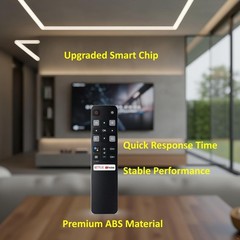 Easy-to-Use RC802V Remote for TCL 4K UHD TVs – Lightweight & Ergonomic