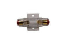 IMC Audio In-Line 4/8 Gauge AGU Fuse Holder w/ (5) 50 Amp Fuse for Car Audio