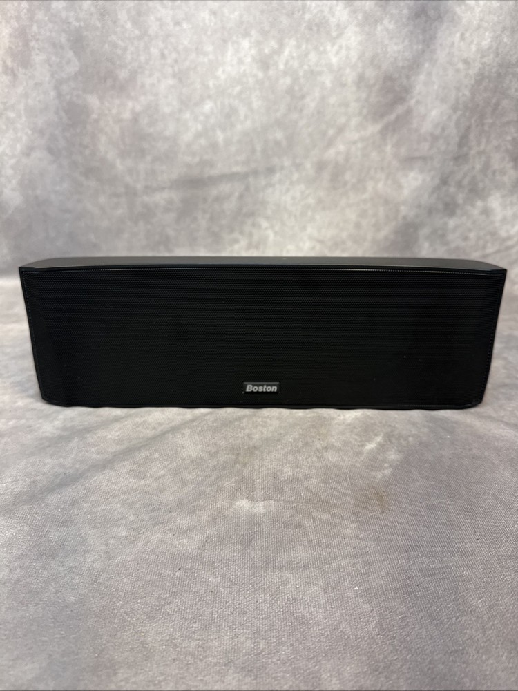 Boston Acoustics MicroCenter Center Speaker 8 Ohms Black Working Sounds Awesome