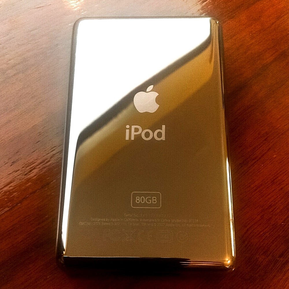 Apple iPod Classic 6th Gen 80GB Black – Professionally Refurbished – 60 Day