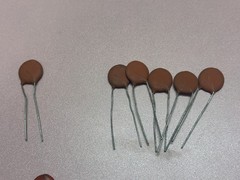 NOS Sprague 3kV Ceramic Disc Capacitors – RF/Bypass Set 68pF–0.005µF – 16 pcs