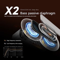 Portble Rechargeable Bluetooth Speaker Bass Sound Desktop Speaker USB/ FM/TF/TWS