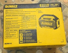 DeWALT DCR010 12V/20V MAX Jobsite Bluetooth Speaker Corded or Cordless