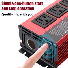 5000W Convertidor 12V A 110V / 24V A 110V Para Carro Auto inversor de corriente