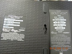TiVo Bolt 500GB with hdmi Cable and a Tivo Mini Vox Bundle with power cables