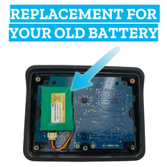 For Hayward AQL2-POD2 AquaPod Remote Control 1130mah Battery Replacement DIY KIT