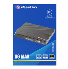 vSeeBox V6 Max Android 14 TV Box Upgraded 8K HDR 4GB 64GB WiFi6 Bluetooth 5.0