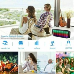 Wireless Rechargeable Speaker 108dB Party Travel Hiking Hands-free FM Christmas