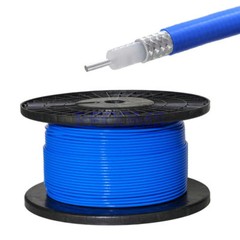 Low PIM RF RG402 Coaxial Cable Tin Soacked none jacket semi flex coax Cable 1M