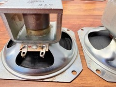 Pair Carbonneau Vintage ALNICO 4 ” 16 ohm Tested Good Speaker