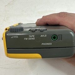 Sony Sports Walkman WM-SXF39 FM AM Radio Cassette Player Tested/Works Yellow