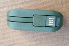 JLab JBuds GO Air True Wireless Charging Case Only – Green case.