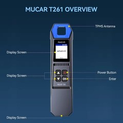 2026 THINKSCAN 689BT & MUCAR T261 TPMS Programming Scanner Full System Scan Tool