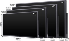 Sylvox 75inch Outdoor TV 1000Nits 4k UHD Linux System IP55 waterproof Partialsun