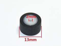 Pinch roller rubber for Sony TC-WRxxx TC-WEXX cassette deck 13 x 8 x 2 mm