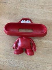 Beats Pill 2.0 Red Speaker + Red Character Stand – FOR PARTS / REPAIR No Battery