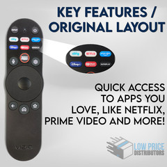 New Original Vizio XRT270 V2 TV Remote M42-E5 M55-E3 E40-D3