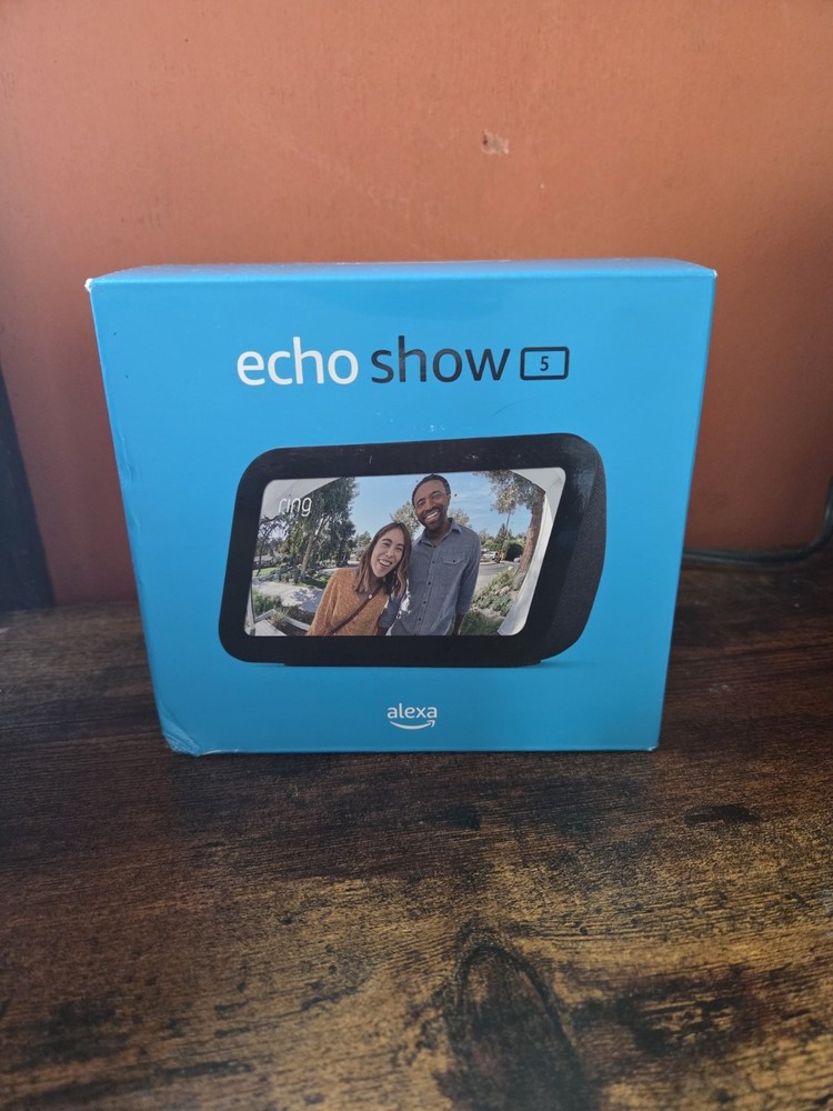 Amazon Echo Show 5 3rd Generation Black Bluetooth Alexa Smart Speaker New