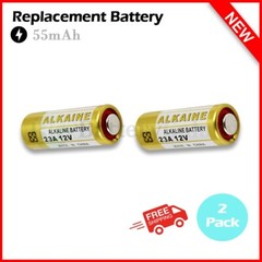 2 Pcs Fenzer A23 23A, A23BP, GP23, MN21, 21/23 12V Alkaline Battery