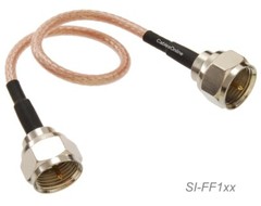 Slim Coax 75-ohm RG179 with F-Type Connectors TV, Satellite & Antenna Cable