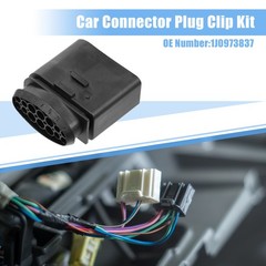 1 Set 1J0973837 14 Pin Headlight Male Plug Connector Fit for VW for Audi