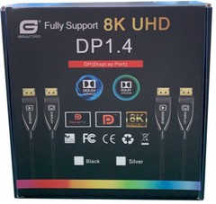 50ft / 15m Long DisplayPort AOC Cable, 8K@60Hz 32.4Gbps Fiber Optic NEW