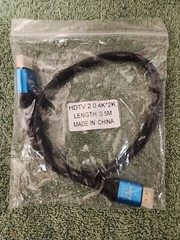 4K HDMI Cable, HDMI 2.0 Cable 0.5M/1.5FT – Ultra High Speed – HDTV 2.0V 4Kx2K