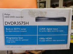 NEW Philips DVDR3575H/37 DVD 160GB HDD Recorder Player w SDTV Tuner 1080p HDMI
