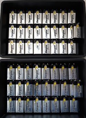Lot of 50 Energizer Industrial EN22 6LF22 Batteries Below Voltage 8-8.90+ V