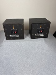 Pair JBL G Movies Surround Speakers Wall Mountable Home Theater Black