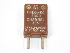 7300 7.300MHz 40-Meter Vintage FT-243 Radio Crystal (several available)