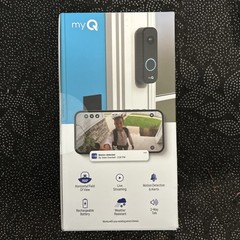 myQ Video Doorbell | 2K Camera, Battery/Wired Color Night Vision Live with 2-Way
