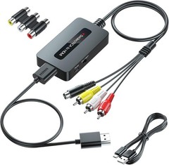 HDMI Upscaling Converter: RCA/S-Video to 720p/1080p with Plug and Play Design