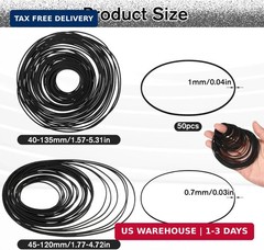 80Pcs Flat Cassette Belts 40-135mm Mix Rubber Drive Belt Kit 0.7mm 1mm for CD VC