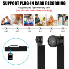For Home/Office 4K Mini Security Camera Motion Detection DIY Mount WiFi Alerts